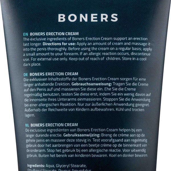 Крем для посилення ерекції Boners Erection Cream, 100 мл 202444 фото