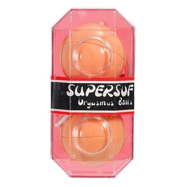 Вагінальні кульки SuperSoft Orgasmus Balls, 3,5 см (тілесний) 7818 фото