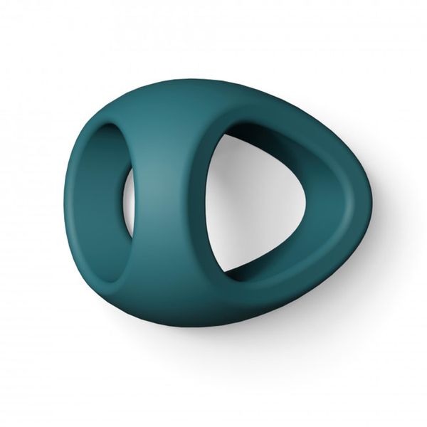 Эрекционное кольцо Love To Love Flux Ring Black Teal Me, 3 см (бирюзовый) 13715 фото