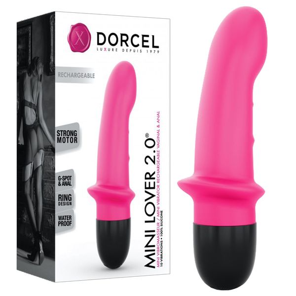 Вібратор Dorcel Mini Lover 2.0, 16,5 см (рожевий) 18056 фото