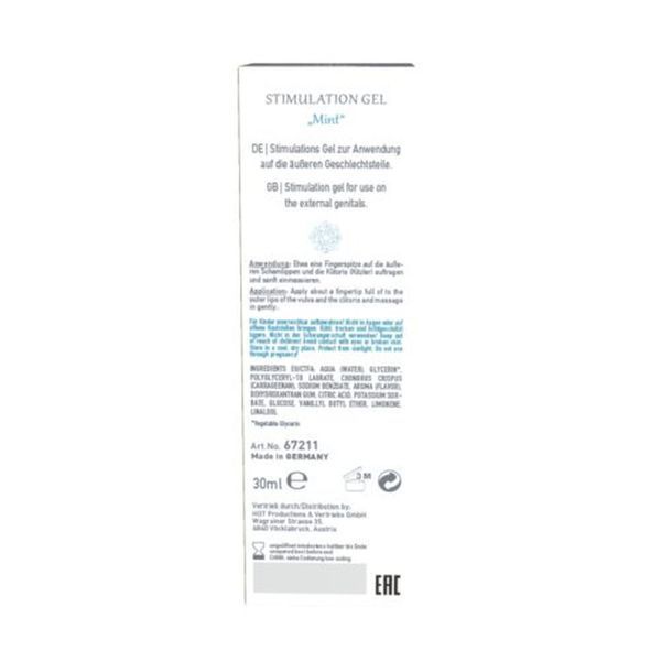 Гель для стимуляції клітора Shiatsu Stimulation Gel Mint, 30 мл 16296 фото