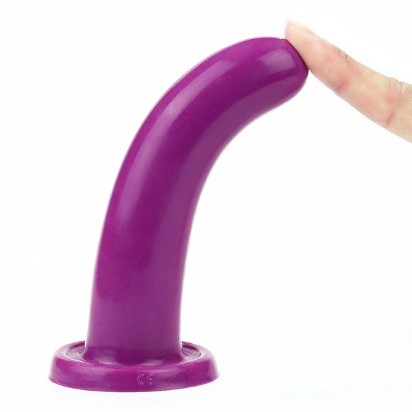 Фалоімітатор LoveToy Silicone Holy Dong, 14,5 см (фіолетовий) 14609 фото