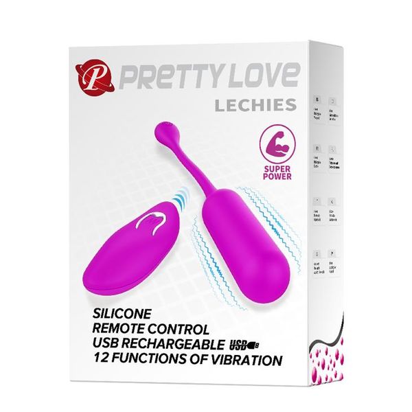 Віброяйце Pretty Love Lechies Wireless Egg, 18,6 см (фіолетовий) 11633 фото