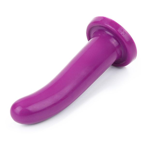 Фалоімітатор LoveToy Silicone Holy Dong, 14,5 см (фіолетовий) 14609 фото