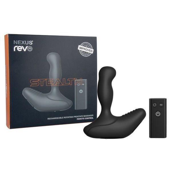 Стимулятор простати Nexus Revo Stealth, 14.6 см (чорний) 68708 фото