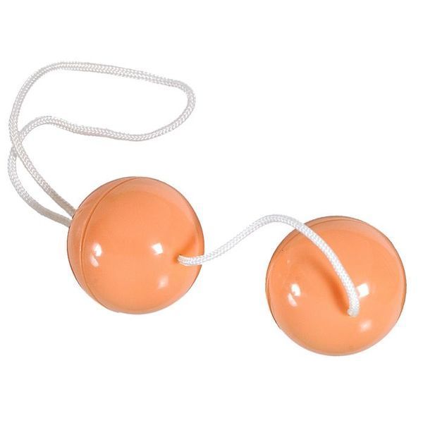 Вагінальні кульки SuperSoft Orgasmus Balls, 3,5 см (тілесний) 7818 фото