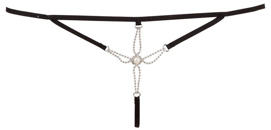 Сексуальные стринги Cottelli Collection String Seestern, M/L (черный) 91450 фото