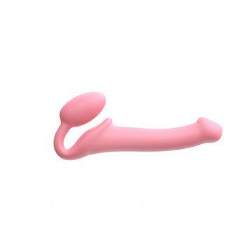 Страпон Dorcel Semi-Realistic Bendable Strap-On, M (рожевий) 62094_EU фото