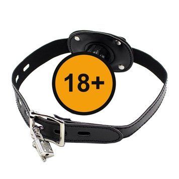 Кляп Fetish Addict Locking Long Penis, 10 см (чорний) 23708_EU фото