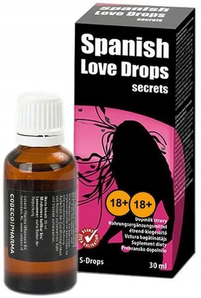 Капли Cobeco Spanish Love Drops Secrets, 30 мл 37563 фото