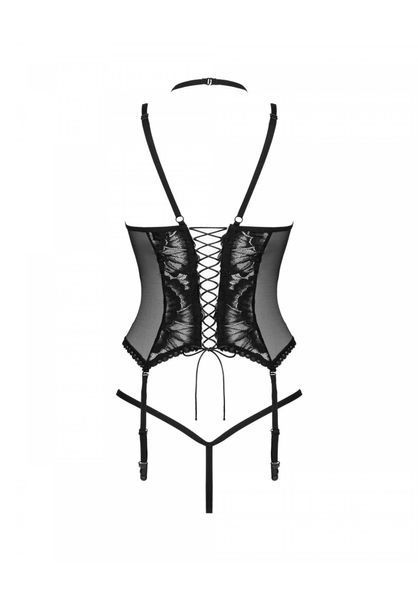 Комплект белья Obsessive Alessya, XS/S (черный) 27726 фото