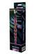 Анальный фаллоимитатор Glamour Glass Ridged Anal Dildo, 18 см (радужный) 78726 фото 3