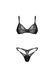 Комплект белья Obsessive Olianna, L/XL (черный) 241122 фото 6