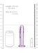 Фаллоимитатор RealRock Crystal Clear Realistic Dildo 6'', 14.5 см (фиолетовый) 59602 фото 2