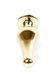 Металлическая анальная пробка с кристаллом Boss Jewellery Gold Butt Plug Light, 9,5 см (голубой) 7995 фото 4
