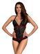 Кружевной боди Obsessive Rossita, S/M (черный) 20948 фото 1