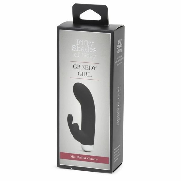 Мини вибратор-кролик Fifty Shades of Grey Greedy Girl, 13,9 см (черный) 30395_EU фото