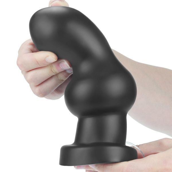 Анальная пробка с вибрацией LoveToy King Sized, 18 см (черный) 28868 фото