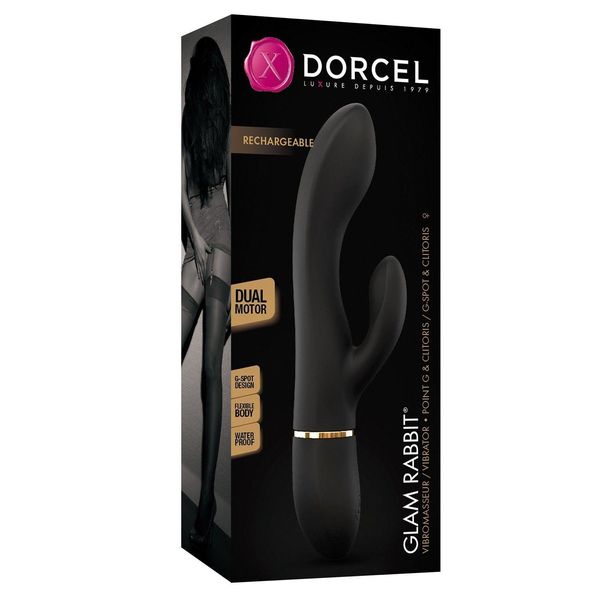 Вибратор-кролик Dorcel Glam Rabbit, 21.8 (черный) 12863 фото