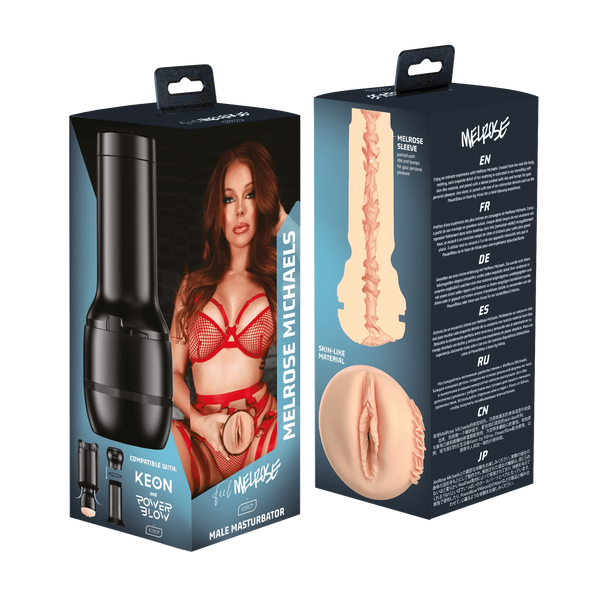 Реалистичный мастурбатор Kiiroo Feel MelRose Michaels (телесный) 71240 фото