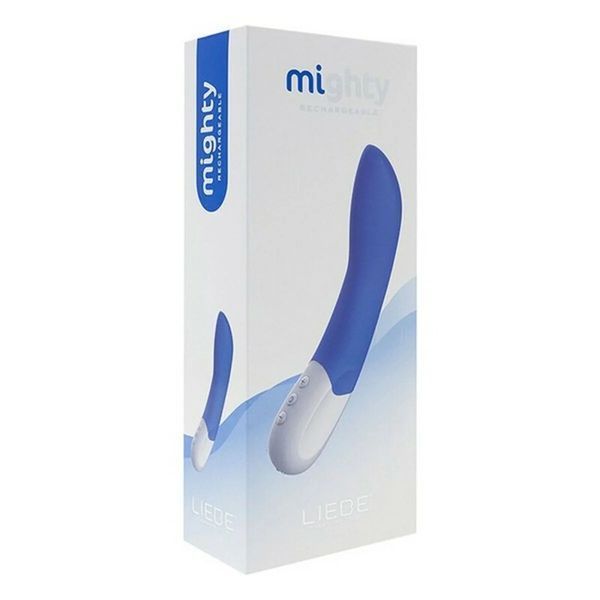 Вібратор Liebe Pleasure Toys Mighty Rechargeable, 21.5 см (синій) 124122 фото