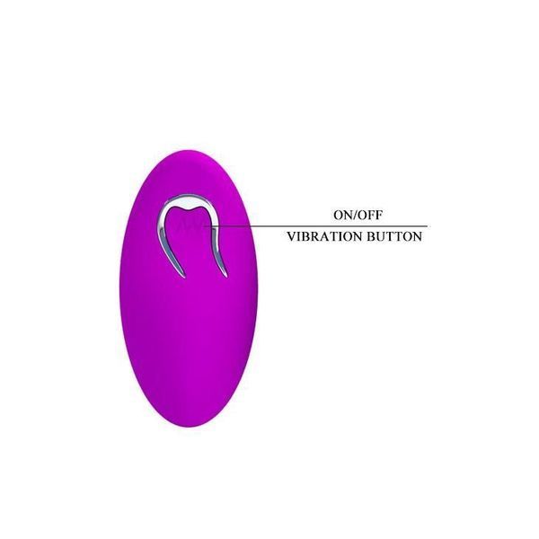 Віброяйце Pretty Love Arvin Vibrating Egg, 7,9 см (фіолетовий) 15354 фото