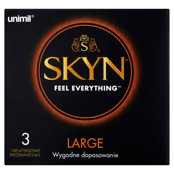 Безлатексные интимные защитные аксессуары SKYN Large, 3 шт 41480 фото