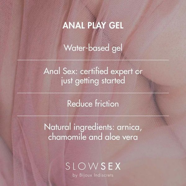 Анальний лубрикант Bijoux Indiscrets Slow Sex, 30 мл 38302 фото