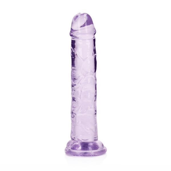 Фаллоимитатор RealRock Crystal Clear Realistic Dildo 6'', 14.5 см (фиолетовый) 26087 фото