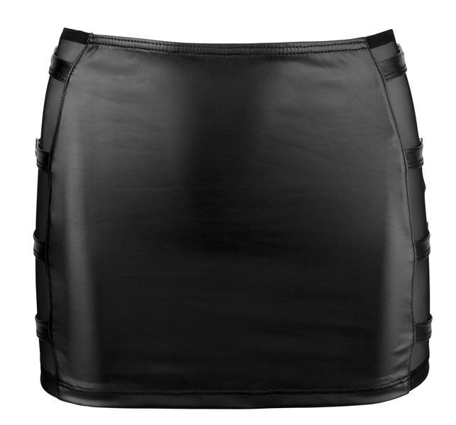 Мини-юбка Cottelli Party Skirt Buckles, M (черный) 83634 фото