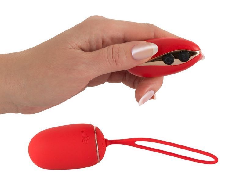 Виброяйцо Sweet Smile Remote Controlled Love Ball, 15,3 см (красный) 72034 фото
