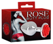 Анальная пробка Rose Butt Plug, 9 см (серебристый) 35826 фото 7