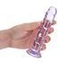Фаллоимитатор RealRock Crystal Clear Realistic Dildo 6'', 14.5 см (фиолетовый) 59602 фото 3