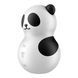Вакуумный стимулятор клитора с вибрацией Satisfyer Pocket Panda (черный с белым) 100444 фото 3