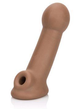 Насадка на пенис California Exotic Novelties Ultimate Extender, 16 см (коричневый) 7083 фото