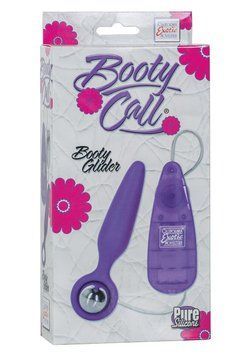 Анальная пробка CalExotics Booty Call Booty Glider, 9,5 см (фиолетовый) 8540 фото