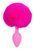 Анальная пробка с пушистым хвостом Orion Colorful Joy Bunny Tail, 13,5 см (розовый) 4943_EU фото