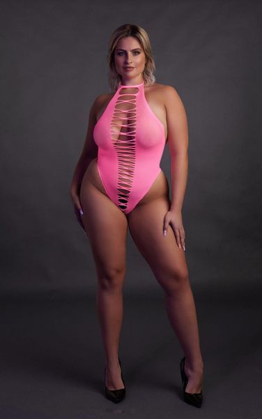 Боді Ouch! High-Cut Body, XL/XXXXL (рожевий) 52052 фото