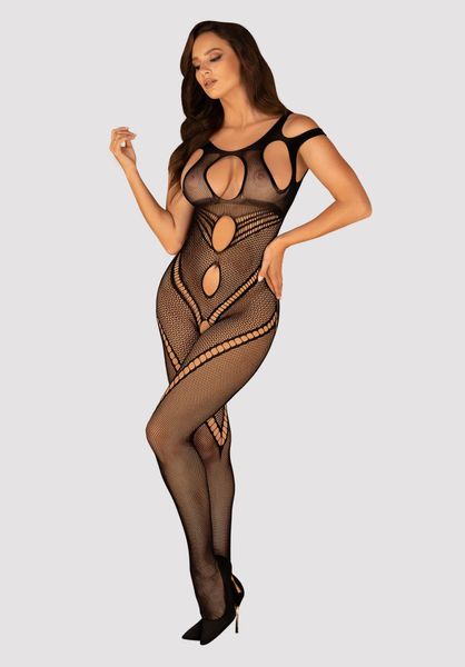 Бодистокинг Obsessive Bodystocking G322, S/M/L (чёрный) 13319 фото