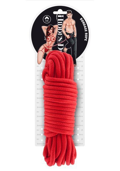 Веревка Hidden Desire Bondage Rope, 10 м (красный) 14222 фото