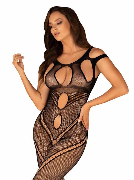 Бодистокинг Obsessive Bodystocking G322, S/M/L (чёрный) 13319 фото