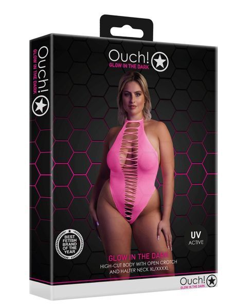 Боді Ouch! High-Cut Body, XL/XXXXL (рожевий) 52052 фото