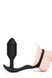 Анальна пробка B-Vibe Snug Tug M, 10.7 см (чорний) 104306 фото 4