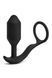 Анальна пробка B-Vibe Snug Tug M, 10.7 см (чорний) 104306 фото 1