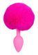 Анальная пробка с пушистым хвостом Orion Colorful Joy Bunny Tail, 13,5 см (розовый) 4943_EU фото 1