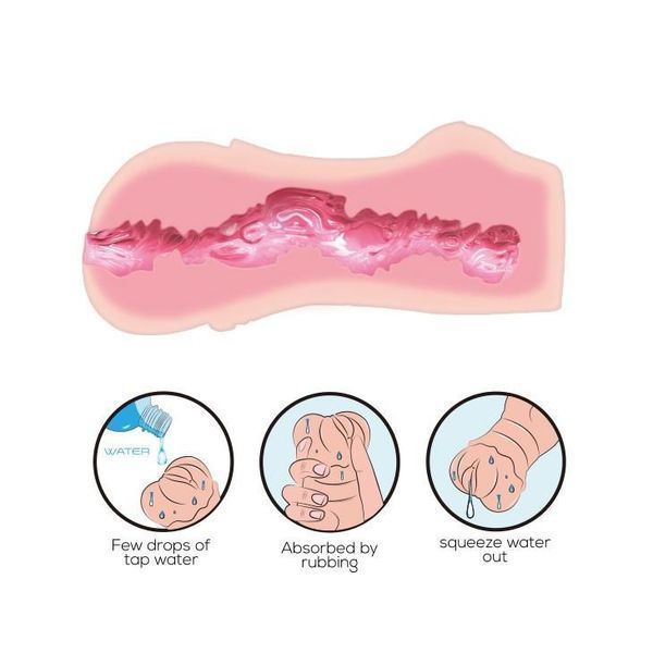 Мастурбатор Crazy Bull 3D Vagina (тілесний) 45384 фото