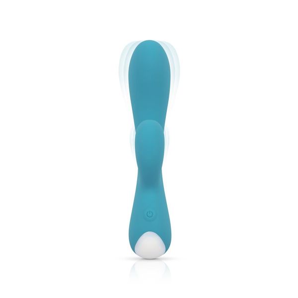 Вибратор-кролик Cala Azul Martina I Rabbit Vibrator, 18 см (бирюзовый) 15089 фото