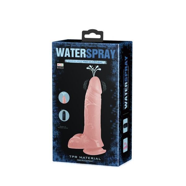 Реалистичный вибратор Baile Water Spray, 19.3 см (телесный) 90884 фото