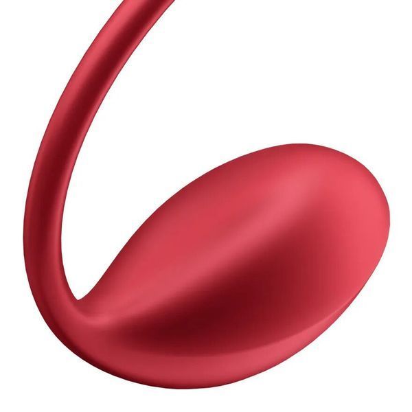 Виброяйцо Satisfyer Shiny Petal, 23 см (красный) 36300_EU фото