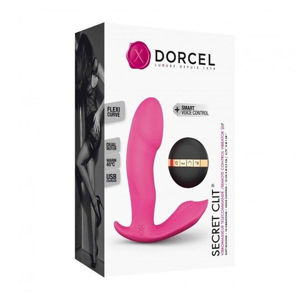 Вибратор с подогревом Dorcel Secret Clit, 7 см (розовый) 12810 фото